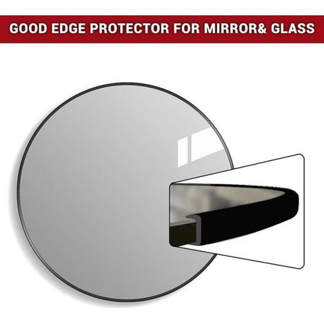 Bordure caoutchouc U 3mm 3-4mm auto-adhésive 6m PROTECTION D'ANGLE DE MEUBLE (1/5)