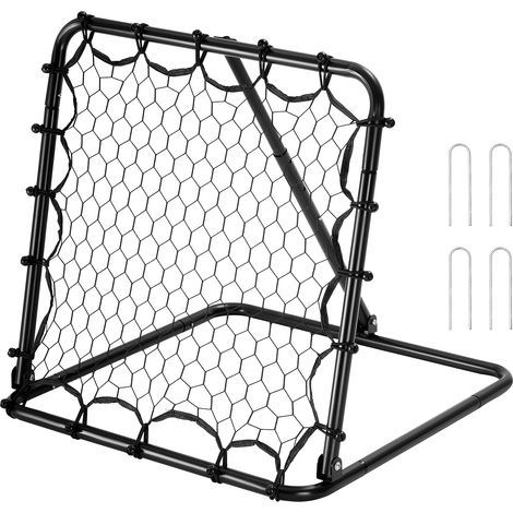 Mophorn Red de rebote para fútbol, 34" x 34", portátil y ajustable para todas las edades: mejora las habilidades (1/5)