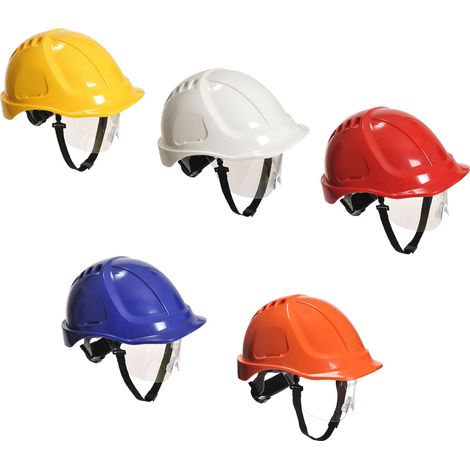 Casco da lavoro Portwest PW54 Endurance Plus con visiera - - Arancione