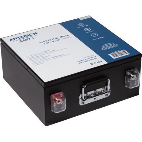 Batterie Lithium 200ah Slim Bluetooth Légère, Compacte, Connectée - Antarion Easy +
