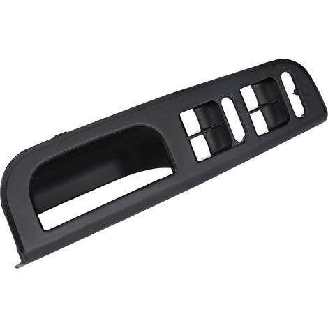 Cornice di rivestimento per il pannello di controllo dell'interruttore principale degli alzacristalli per auto, colore nero, per Jett (1/5)
