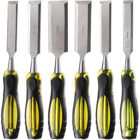 Aiperq – 32 mm wood chisel – EN31 blade – Bi-material handle with urethane coating – Unscrewable and unbreakable design (1/5)