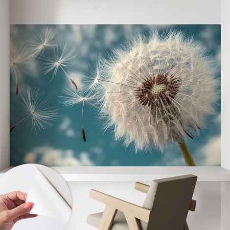 Papier peint adhésif autocollant pour salon chambre à coucher tendance et originale Légèreté éthérée 104x70 cm (1/5)