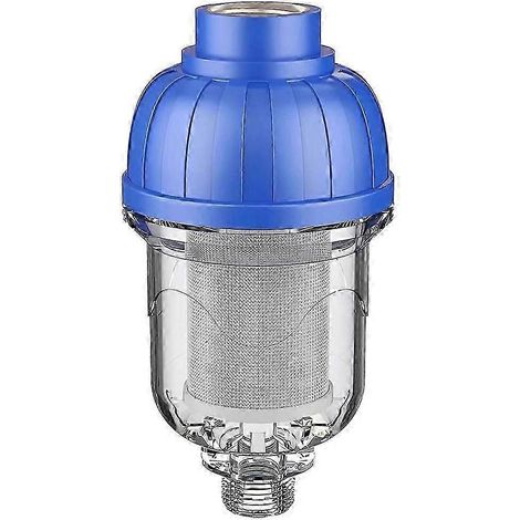Filtre à eau à sédiments réutilisable de 12 pouces avec une précision de filtration de 40 microns, compatible avec les préfiltres pour machines à laver et chauffe-eau. (1/5)