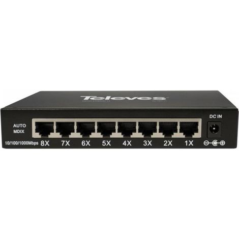 Interrupteur Ethernet L2 Non Géré 8 Ports Gigabit (1/5)