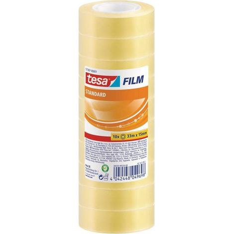 NASTRO TRASPARENTE TESA TORRE 10 PZ 15MMX33M