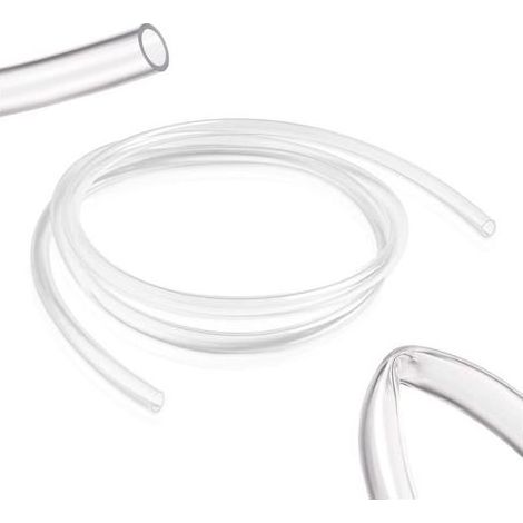 Tuyau PVC transparent 2m (8mm x 10.5mm) pour aquarium et transport de liquides/gaz (1/4)