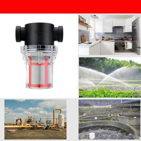 Filtre à eau en ligne avec filetage interne de 1/2 pouce 200 mailles (1/3)