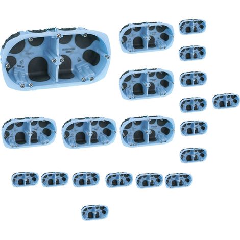 Lot de 20 boÃ®tes d'encastrement double Air'Metic 67 P40 (1/4)