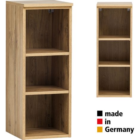 Bad Unterschrank Regal KAHLA-03 in Wotan Eiche Nb., B/H/T: ca. 30/79/35 cm (1/5)