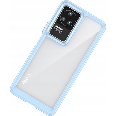 Cover spaziale per Xiaomi Poco F4 5G con cornice flessibile, colore blu. (1/5)