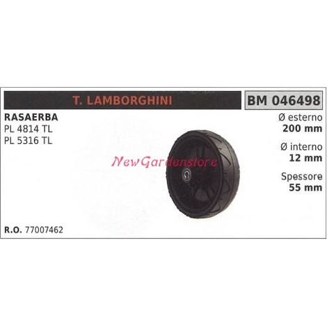 Ruota anteriore LAMBORGHINI rasaerba tosaerba tagliaerba PL 4814 TL 046498