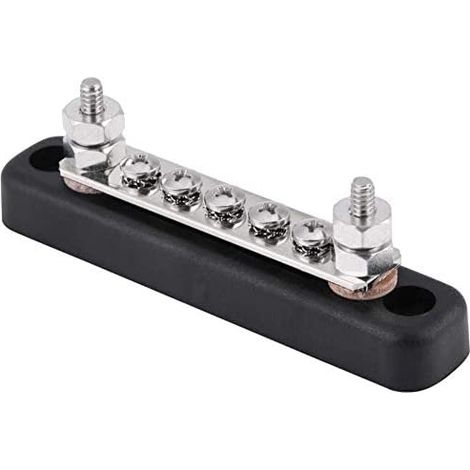 Rails de collecte 5 positions Bloc de raccordement électrique avec 2 boulons AC 300V DC 48V pour camion, bus, caravane (1/5)
