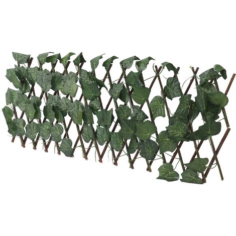Haies artificielles, clôture simulée, extensible, protection solaire, imperméables, topiaire artificielle, plantes pour jardin, feuilles de vigne (1/5)