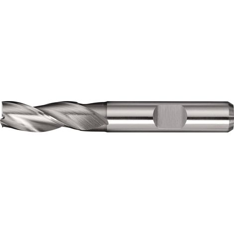 Fraise à rainurer hélicoïdale DIN 844 Type N D.10mm HSS-Co8 Weldon Z.3 longue TECWERK (1/2)