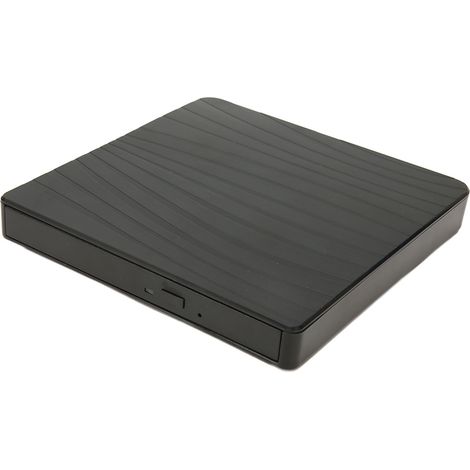 Lecteur DVD Externe USB 3.0 et Type C, Graveur Slim Portable pour CD/DVD, Compatible Windows, Linux, macOS