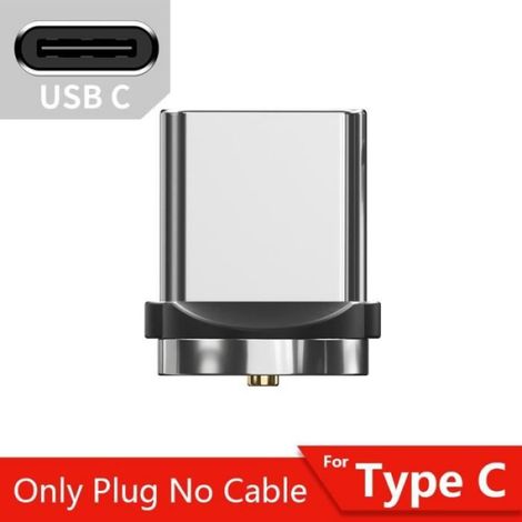 Essager chargeur magnétique USB câble pour iPhone Samsung Android téléphone portable charge rapide Only Type C Plug 1m -QUIN18004 (1/4)