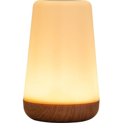 Lampe De Chevet - Lampe De Nuit Avec Télécommande - 13 Couleurs - Batterie 1500 mAh - Minuterie Automatique - 1 Pièce (1/5)