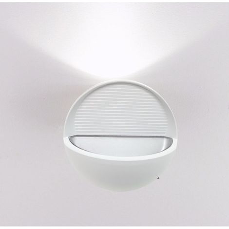Applique Murale LED 7W IP44 Ovale BLANC - Blanc Neutre - SILUMEN (1/4)