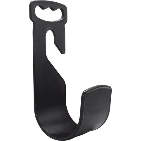 Support Pour Tuyau D Arrosage - En ABS Noir - 24,5 x 11 x 9 cm - Pour Robinet Extérieur Ou Prise En Main - 1 Pièce (1/4)