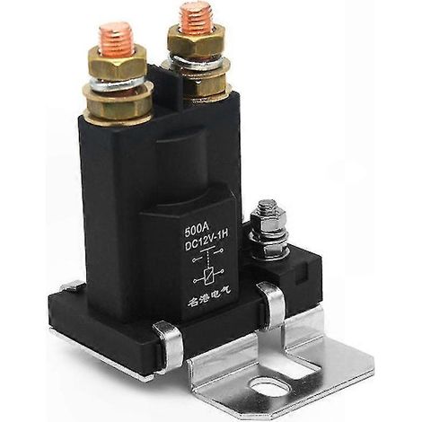 Interrupteur de coupure de batterie double 500A Relais haute intensité pour camping-car, contacteur de démarrage automatique 12V/24V (1/5)