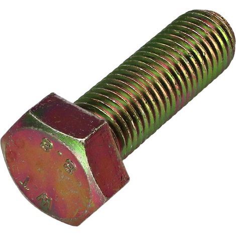 Vis métaux Tête hexagonale TH M18X60 Classe 8.8 Bichromaté - 1 pièce (1/2)