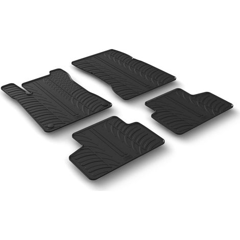 Set tappeti su misura in gomma - compatibile per  Mercedes GLB (11/1901/26)