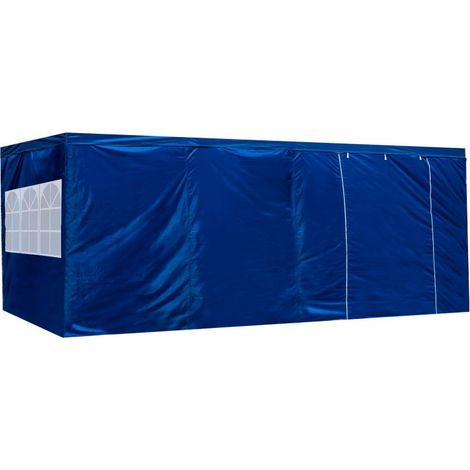 Packs Laterales Carpas Plegables - Pack 4 Laterales para Carpas 3x6 Master 4L1V1P - Azul