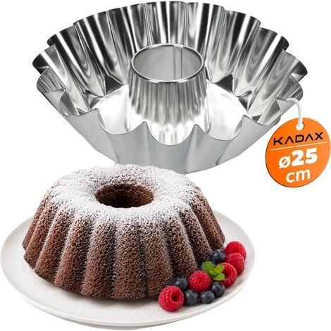 Moule à pâtisserie, Design de cheminée, Construction en métal durable, Argent (1/5)