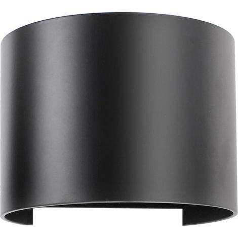 Applique Murale Extérieure LED Lampe Murale Étanche Luminaire Murale Réglable Noir 12W Lumière Blanc Froid - 1Pcs (1/4)