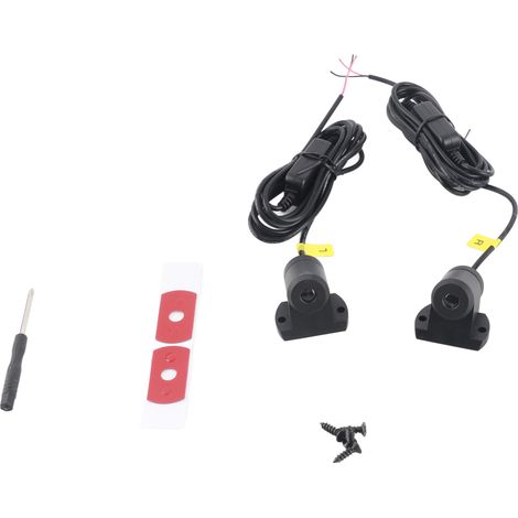 Kit di illuminazione a LED per moto con proiezione ad ala d'angelo, luce di segnalazione decorativa per la guida notturna, impermeabile, per moto e bici elettriche. (1/5)