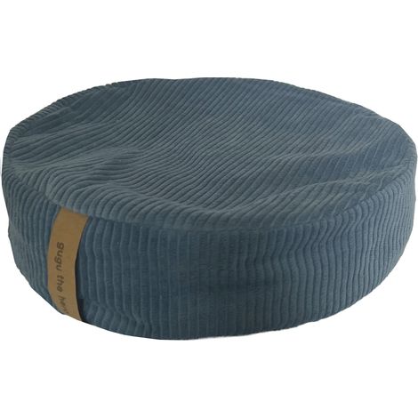 Cuscino per sedile in grano saraceno blu (1/4)