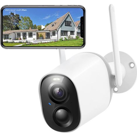 Caméra de surveillance CG7 2MP, vision nocturne, couleur, batterie basse consommation, sans fil (1/5)