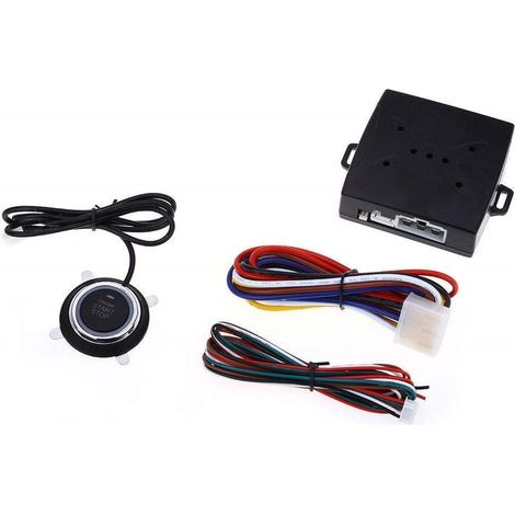 TRADE SHOP - Sistema Per Auto Accensione Motore Start Stop Pulsante Avviamento Con Centralina 12v -