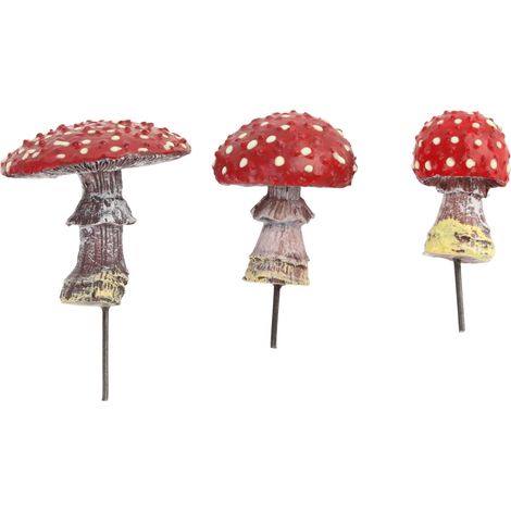 dekorative Pilze aus phosphoreszierendem Harz für (1/5)