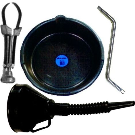 Kit de vidange avec bac - cle a vidange - enton…