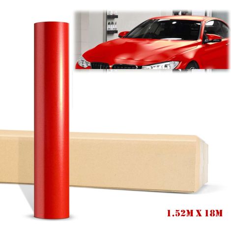 Червено Матирано Декоративно автомобилно фолио 1.52 X 18M Red Matte Vinyl Wrap