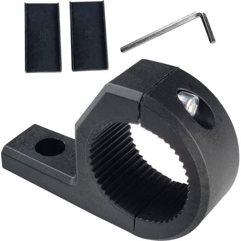 Support de Phares de Moto et en ABS Noir Design de Serrage Sécurisé Installation Facile pour Éclairage LED Auxiliaire Tubes (1/5)