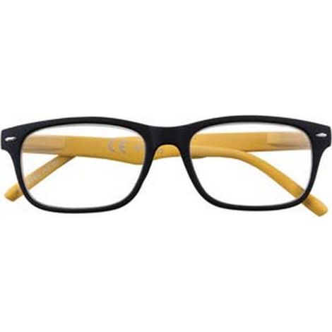 1PZ OCCHIALE LETTURA MONTATURA POLICARBONATO NERO/GIALLO B3 diottrie +3,5 31Z B