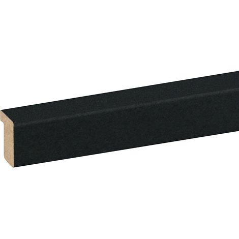 KGM Abschlussleiste Zubehör für Akustikpaneele Eiche Schwarz 260 cm