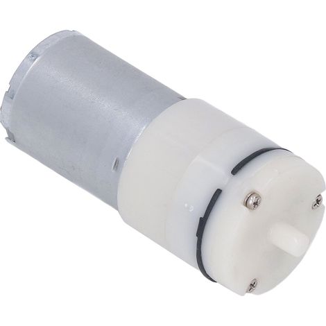 Mikro-Luftpumpe, elektropneumatisch, membranbetätigt, vakuumbetätigt, mechanischer Antrieb, 1 Anschluss, 370 W, weiß, 24 V DC (1/5)