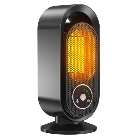 [JAMAIS UTILISÉ] Chauffage soufflant à économie d'énergie, 800 W/1500 W, température constante réglable, petit chauffage soufflant portable, protection contre la surchauffe et le basculement (1/5)