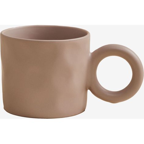 SKLUM 2er-Pack Kaffeetassen aus New Bone China 30 cl Guisla Hellbraun nude