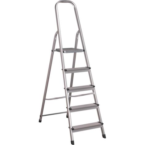 asl5 150 kg 5-tread Escabeau en aluminium, (1/3)