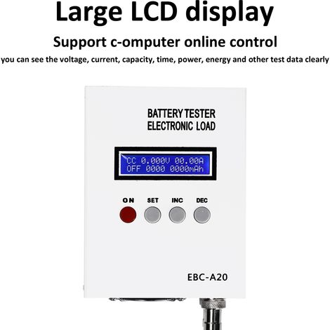 Testeur de batterie 30V 20A 85W, dispositif de Test de capacité des Batteries 5A, Recharge et décharge, prise en charge du contrôle logiciel en ligne sur PC (1/5)