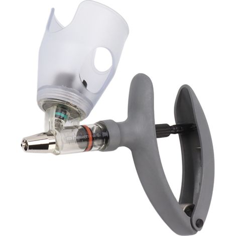 Seringue vétérinaire automatique à débit continu réglable pour bovins, chèvres, porcs et vaches (0,5 à 5 ml). (1/5)