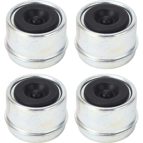 bouchons anti-poussière de roulement de remorque de 1,98 po avec bouchons en caoutchouc pour moyeux de roue de remorque de 2000 à 3500 lb (1/5)