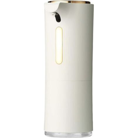 Automatischer, wandmontierter Seifenspender für Küche und Bad, 300 ml, verstellbare Größe (weiß)