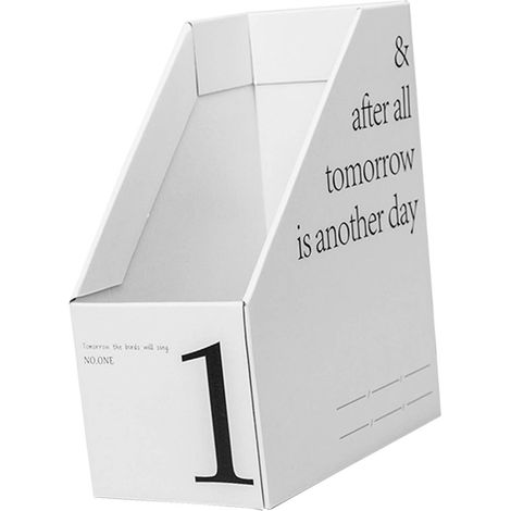Classeur vertical à étiquettes numérotées, organiseur de bureau fin pour livres, cahiers, magazines et enveloppes (1) (1/5)