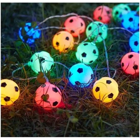 Guirlande Lumineuse - Non spécifié - Football - 20 LED - 3M - Intérieur/Jardin - USB Rechargeable (1/4)